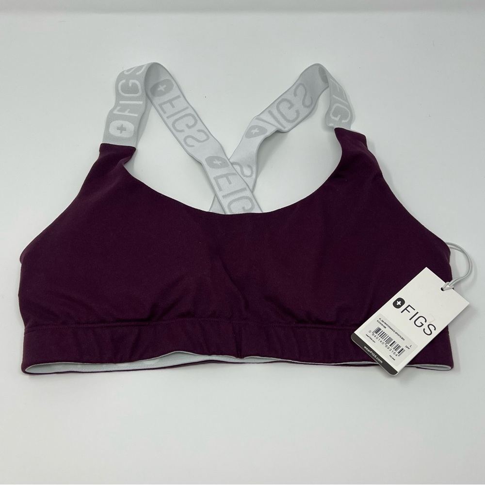 PERFORMANCE BRA - DEEP PURPLE LARGE